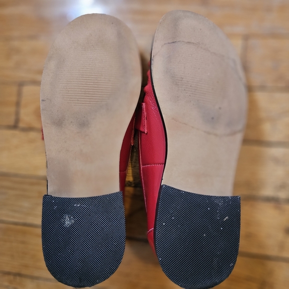 Red Leather Loafers - Picture 7 of 9